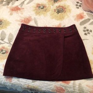 BCBD MaxAzria Maroon skirt size Medium